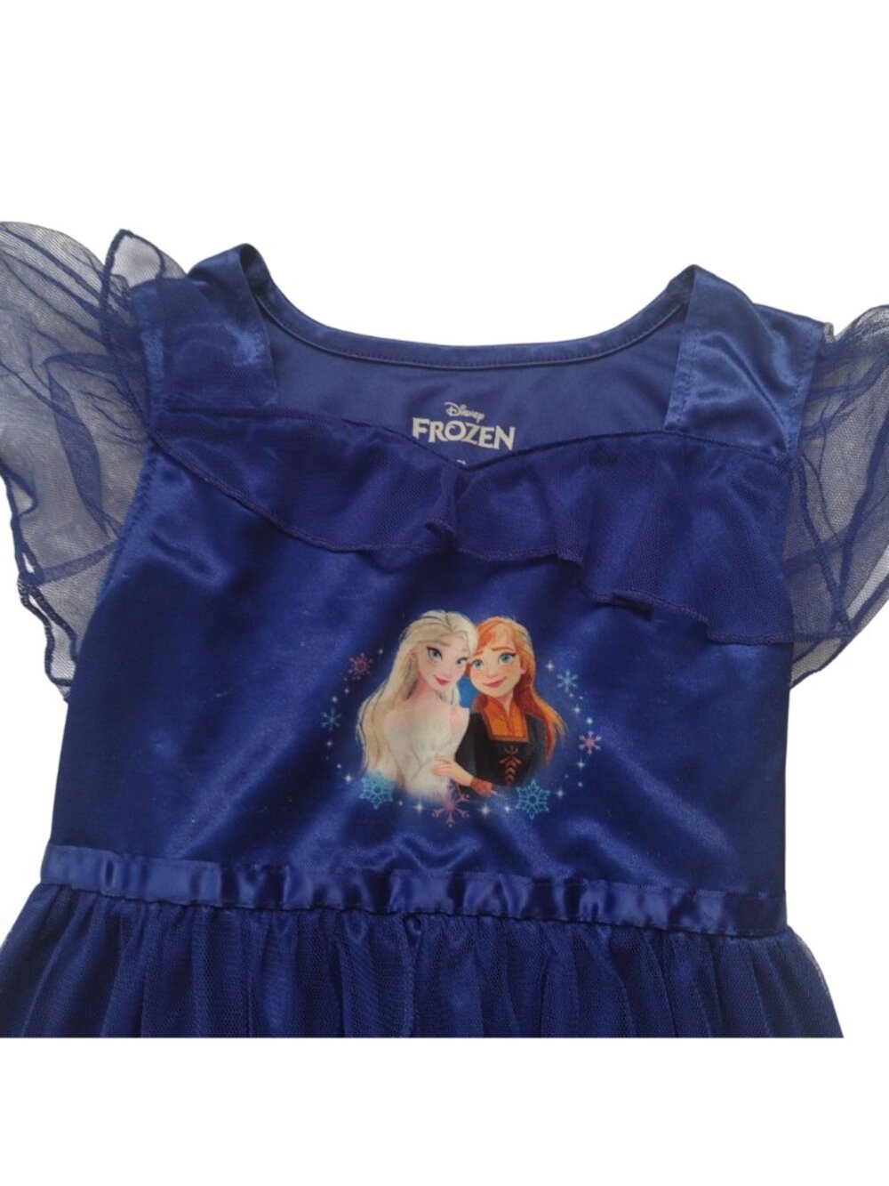 Disney Frozen Anna Elsa Girls Nightgown S 6 Set of 2 Fantasy Princess Dress Up - Picture 3 of 11